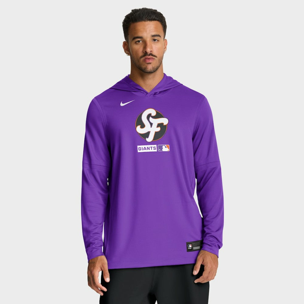San Francisco Giants Nike City Connect Dri-FIT Long Sleeve Hooded T-Shirt Lifestyle