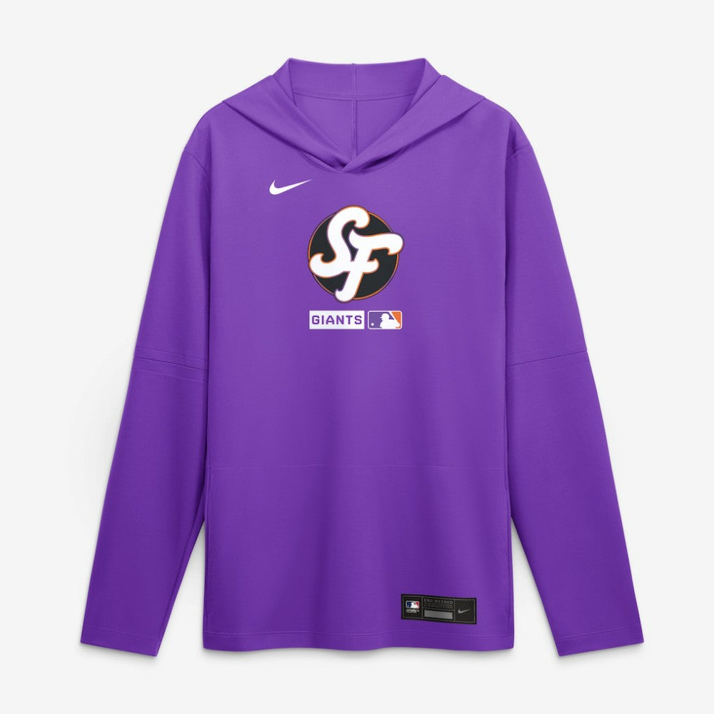 San Francisco Giants Nike City Connect Dri-FIT Long Sleeve Hooded T-Shirt Lifestyle