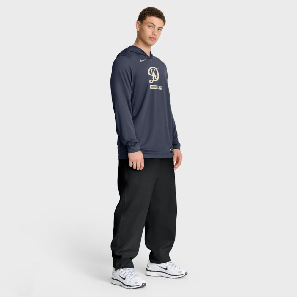 Los Angeles Dodgers Nike City Connect Dri-FIT Long Sleeve Hooded T-Shirt for sale