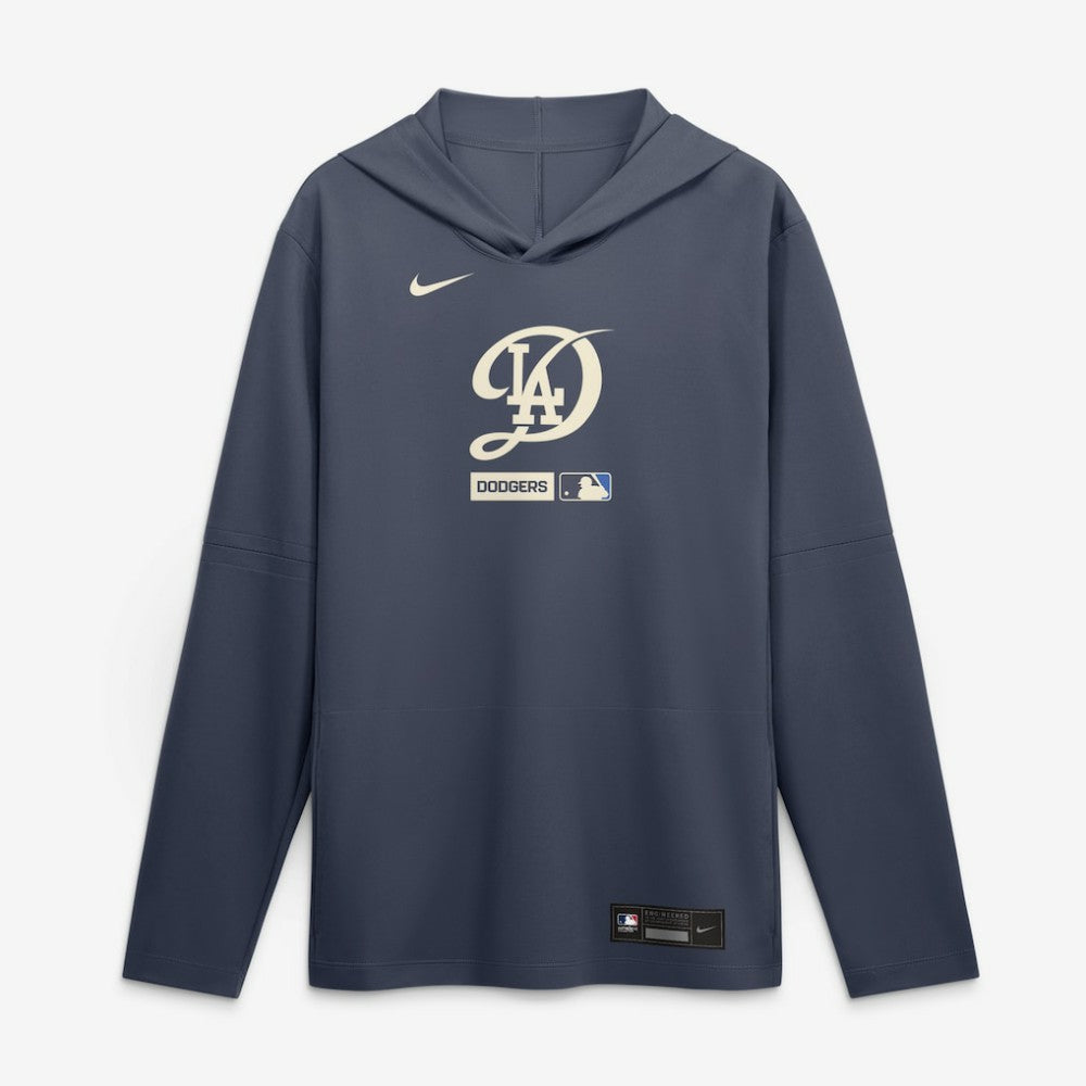 Los Angeles Dodgers Nike City Connect Dri-FIT Long Sleeve Hooded T-Shirt for sale