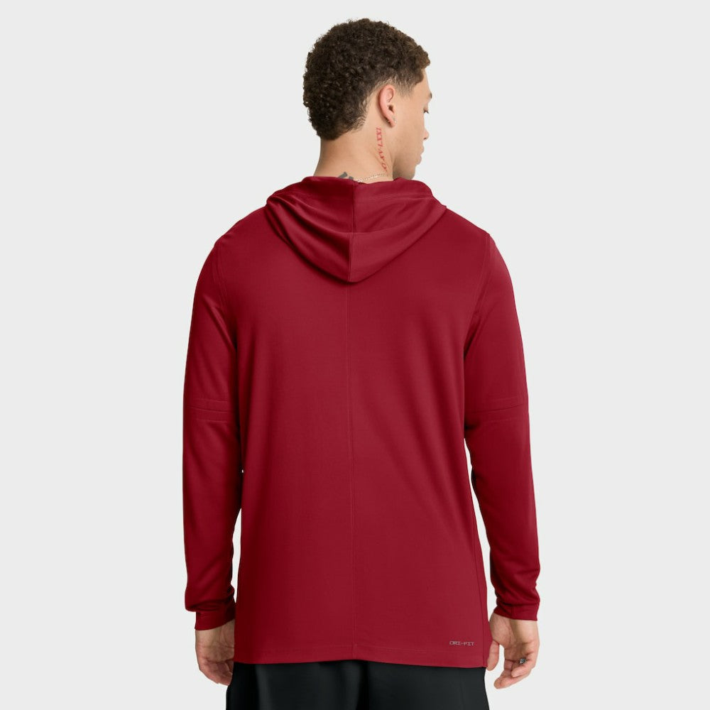 Cleveland Guardians Nike City Connect Dri-FIT Long Sleeve Hooded T-Shirt On Sale