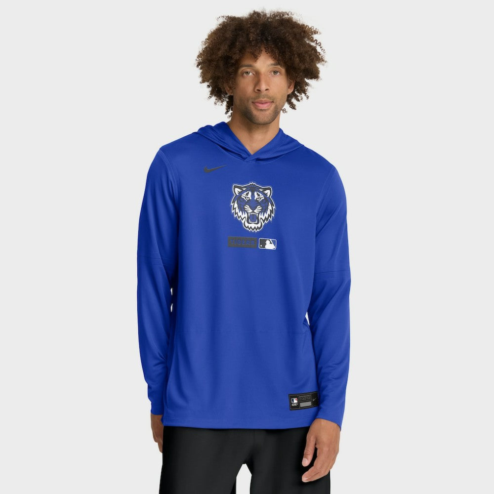 Detroit Tigers Nike City Connect Dri-FIT Long Sleeve Hooded T-Shirt Sale
