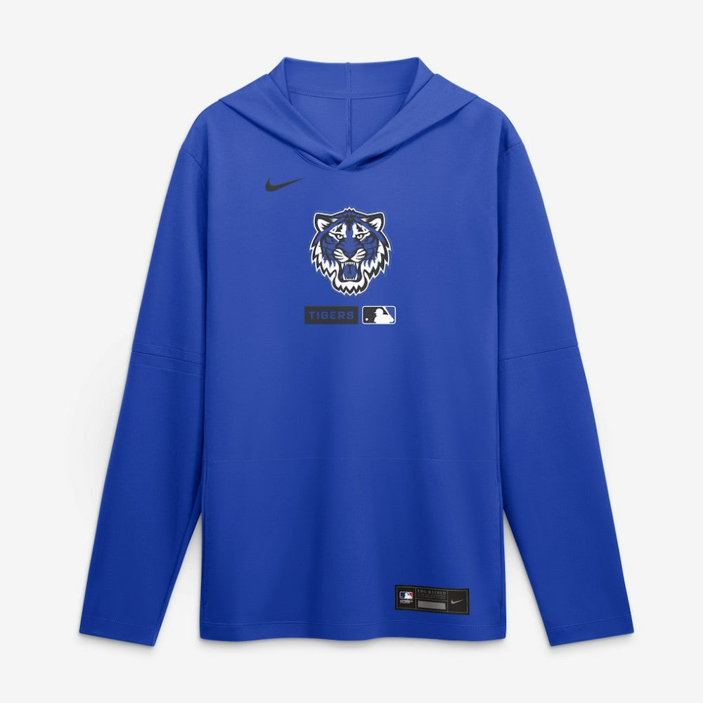 Detroit Tigers Nike City Connect Dri-FIT Long Sleeve Hooded T-Shirt Sale