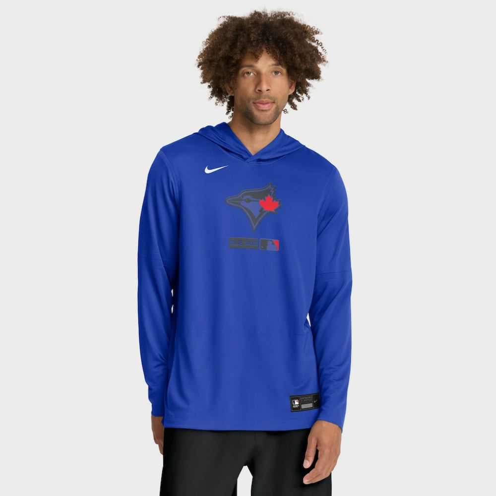 Toronto Blue Jays Nike City Connect Dri-FIT Long Sleeve Hooded T-Shirt for sale