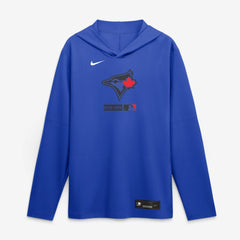 Toronto Blue Jays Nike City Connect Dri-FIT Long Sleeve Hooded T-Shirt for sale