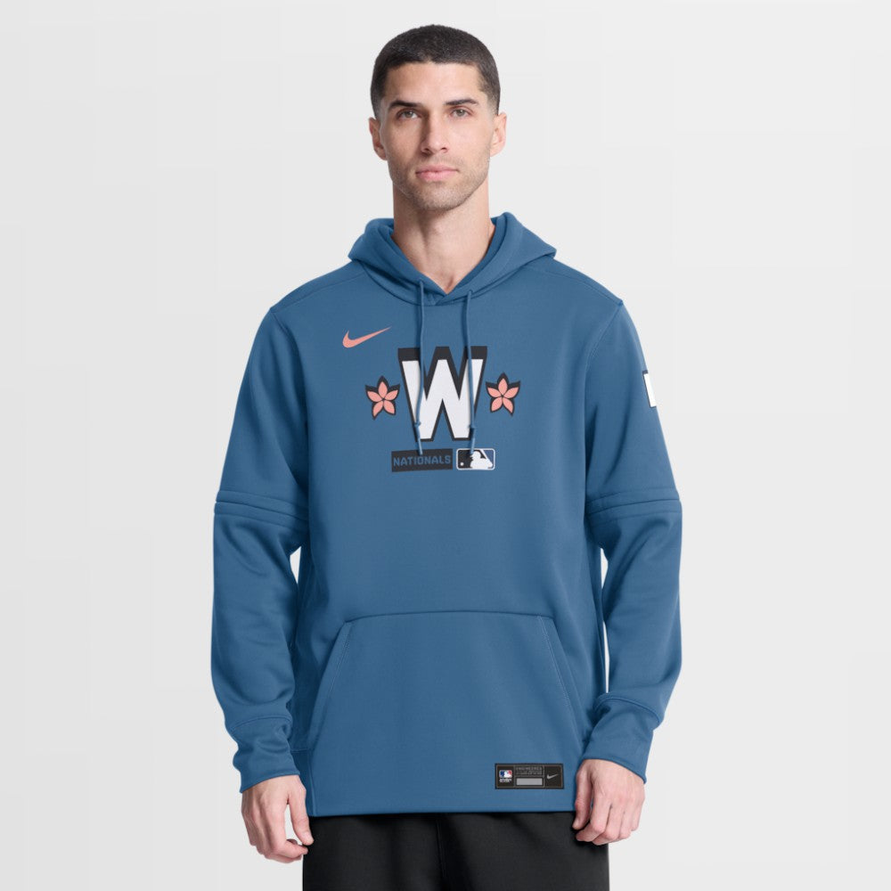 Washington Nationals Nike Authentic Collection City Connect Therma-FIT Hoodie discount