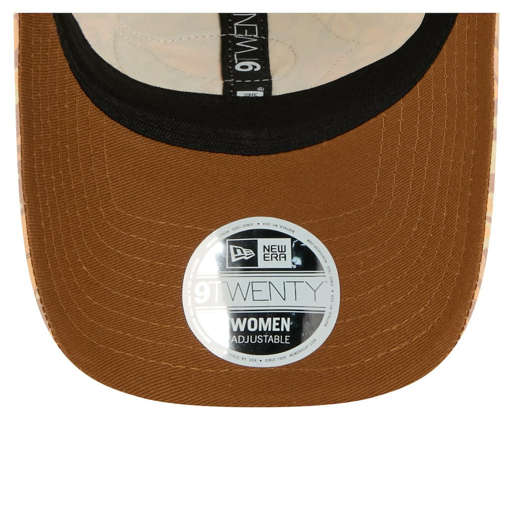Chicago Bears New Era Women's Floral 9TWENTY Adjustable Hat Tan - NFL