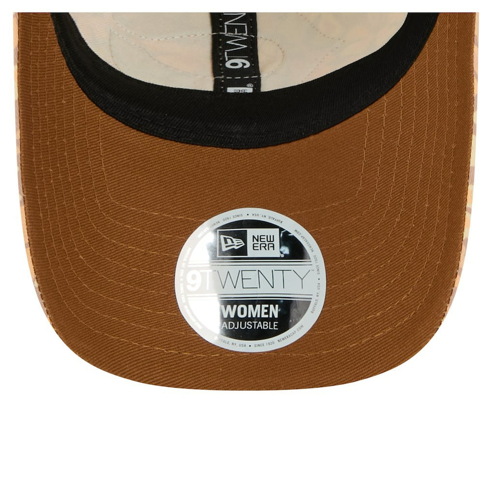 Chicago Bears New Era Women's Floral 9TWENTY Adjustable Hat Tan - NFL