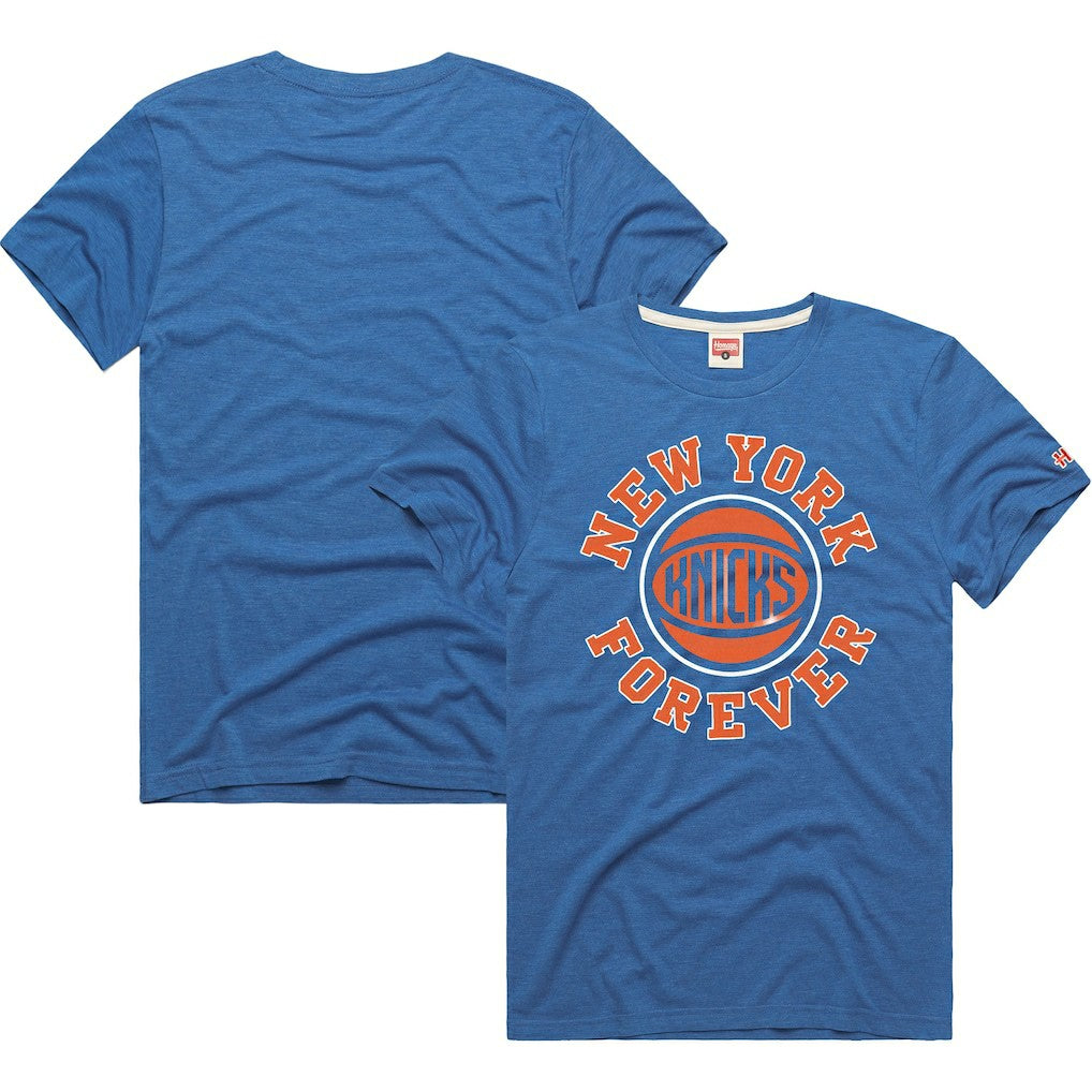 NBA - New York Knicks Homage Forever Tri-Blend T-Shirt - Blue