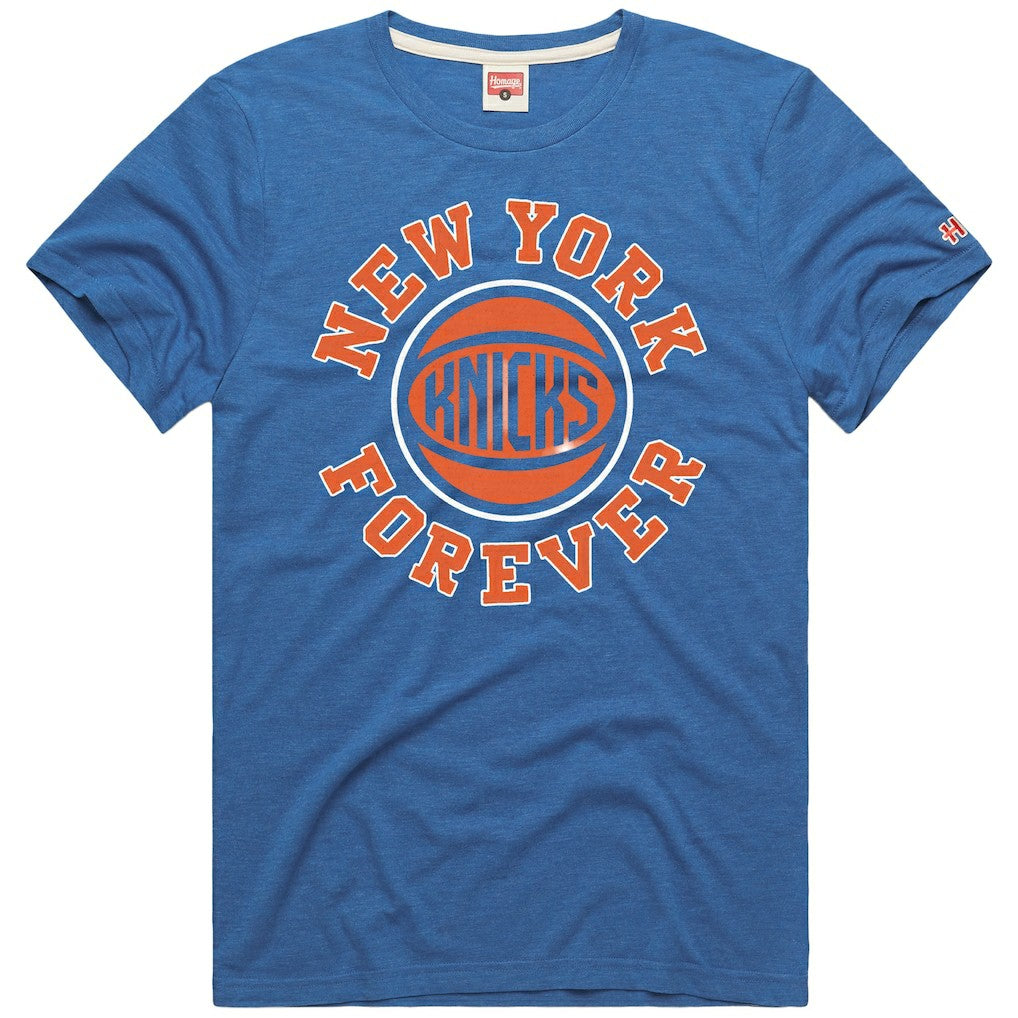 NBA - New York Knicks Homage Forever Tri-Blend T-Shirt - Blue