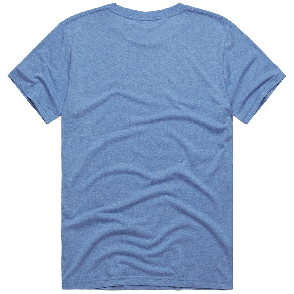 NBA - New York Knicks Homage Script Tri-Blend T-Shirt - Blue