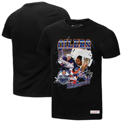 Connor McDavid Edmonton Oilers - Mitchell & Ness 2.0 Player Graphic T-Shirt Black