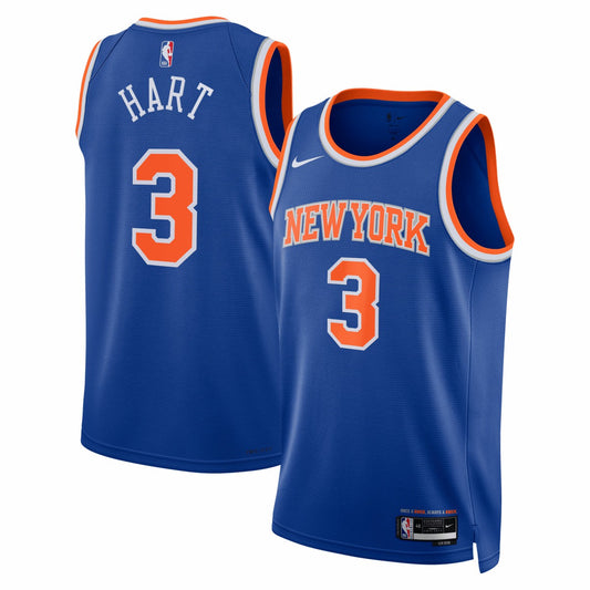Josh Hart New York Knicks Unisex Swingman Jersey - Icon Edition - Blue | NBA Jerseys