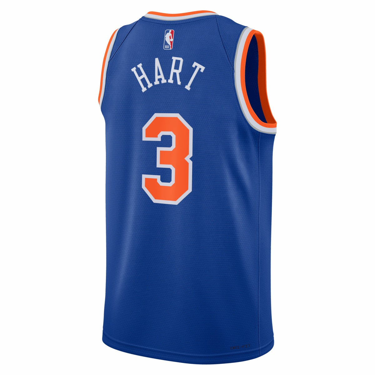Nike - Josh Hart New York Knicks Unisex Swingman Jersey - Icon Edition - Blue