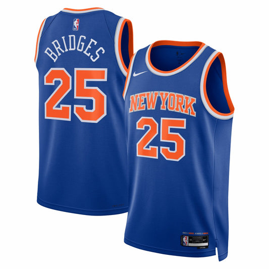 Mikal Bridges New York Knicks Unisex Swingman Jersey - Icon Edition - Blue | NBA Jerseys