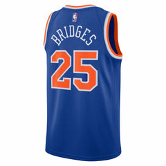 Nike - Mikal Bridges New York Knicks Unisex Swingman Jersey - Icon Edition - Blue