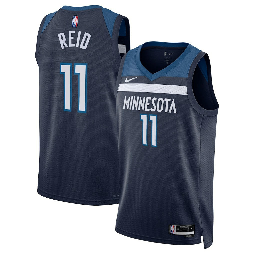 Nike - Naz Reid Minnesota Timberwolves Unisex Swingman Jersey - Icon Edition - Navy