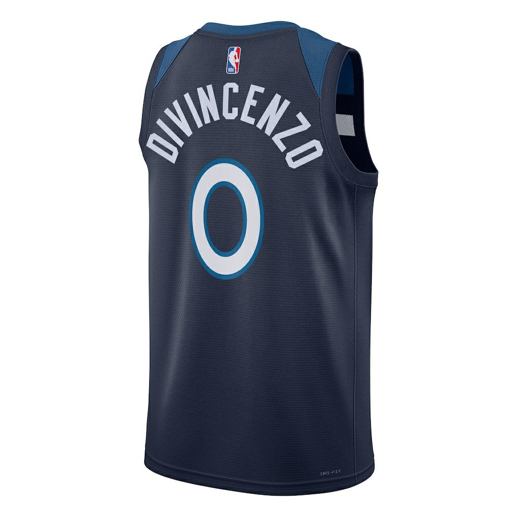 Nike - Donte DiVincenzo Minnesota Timberwolves Unisex Swingman Jersey - Icon Edition - Navy