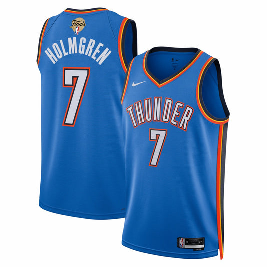 Chet Holmgren Oklahoma City Thunder Unisex 2025 NBA Finals Swingman Jersey - Icon Edition - Blue | NBA Jerseys