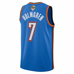 Nike - Chet Holmgren Oklahoma City Thunder Unisex 2025 NBA Finals Swingman Jersey - Icon Edition - Blue