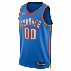 Nike - Oklahoma City Thunder Unisex 2025 NBA Finals Patch Custom Swingman Jersey - Blue - Icon Edition