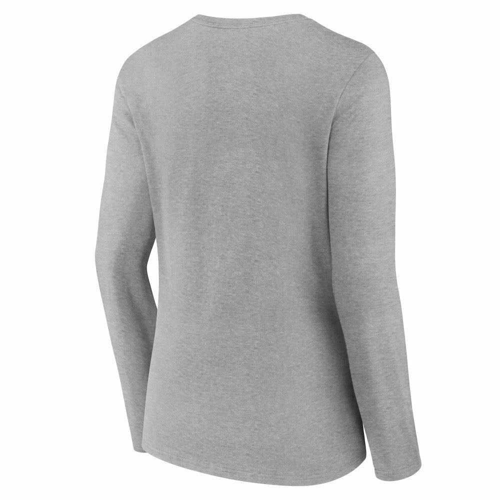 Cincinnati Reds Women's Team Lockup Long Sleeve V-Neck T-Shirt discount