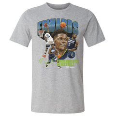 NBA - Anthony Edwards Minnesota Timberwolves 500 Level Collage T-Shirt - Heather Gray