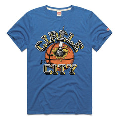 NBA - Indiana Pacers Homage Unisex Circle City Tri-Blend T-Shirt - Royal