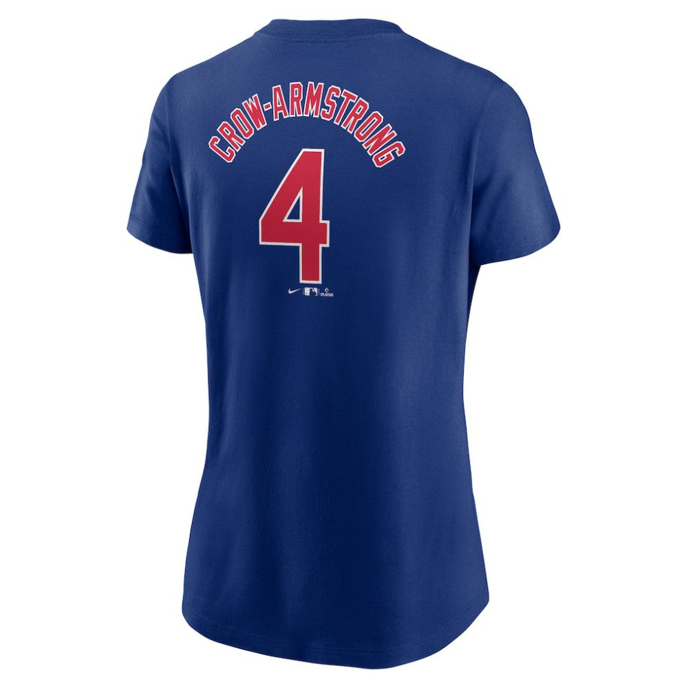 Pete Crow-Armstrong Chicago Cubs Nike Women's Cooperstown Collection Fuse Name & Number T-Shirt for sale