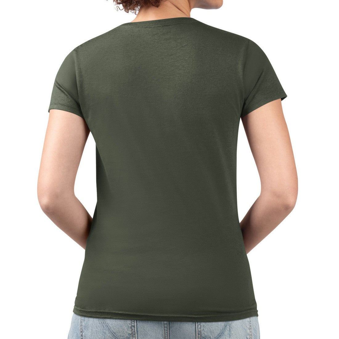 Green Bay Packers G-III 4Her by Carl Banks Women's Super-Slim Fit Lightweight Pinstripe Circle V-Neck T-Shirt Green - NFL