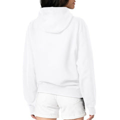 Miami Dolphins G-III 4Her by Carl Banks Women's Pinstripe Circle Fleece Pullover Hoodie White - NFL