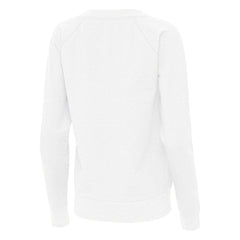 Buffalo Bills Antigua Women's Varsity Tri-Blend V-Neck Long Sleeve T-Shirt White - NFL