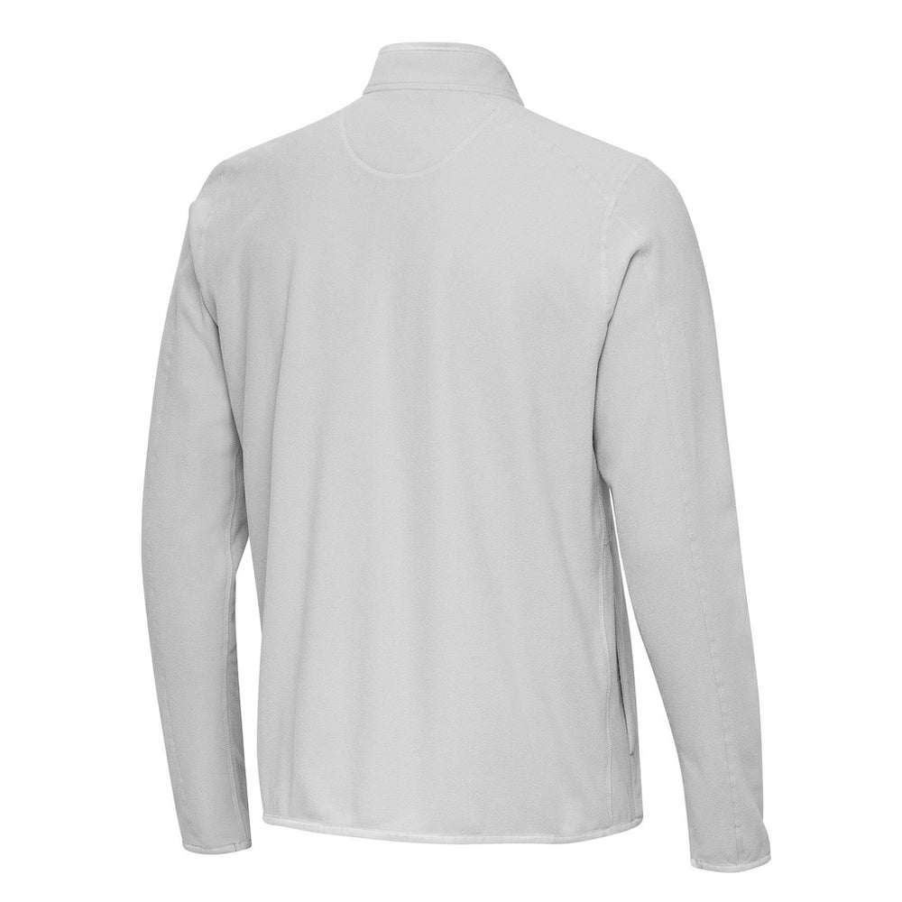 New York Giants Antigua Step Up Quarter-Zip Pullover Gray - NFL