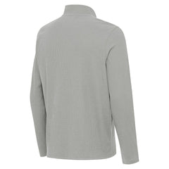 New York Giants Antigua Sync Tri-Blend Quarter-Zip Pullover Heather Gray - NFL