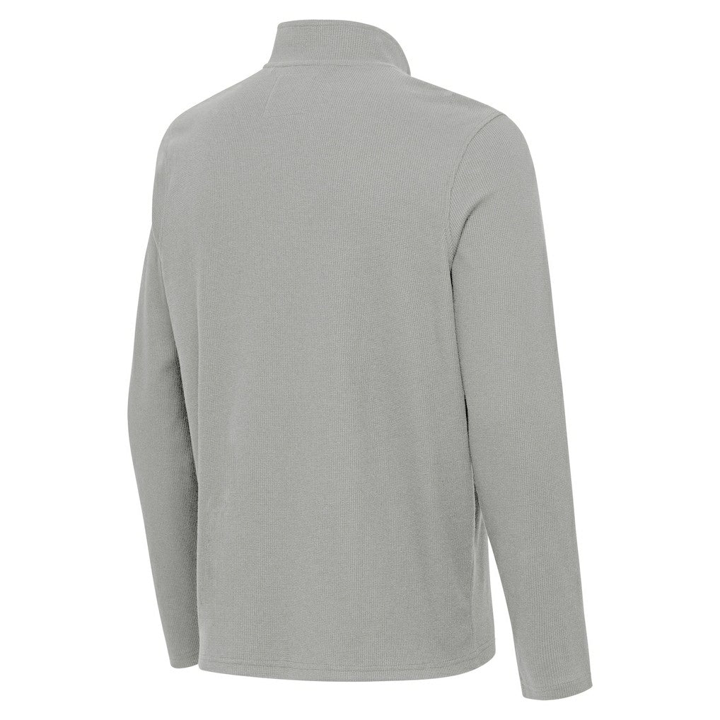 Los Angeles Chargers Antigua Sync Tri-Blend Quarter-Zip Pullover Heather Gray - NFL