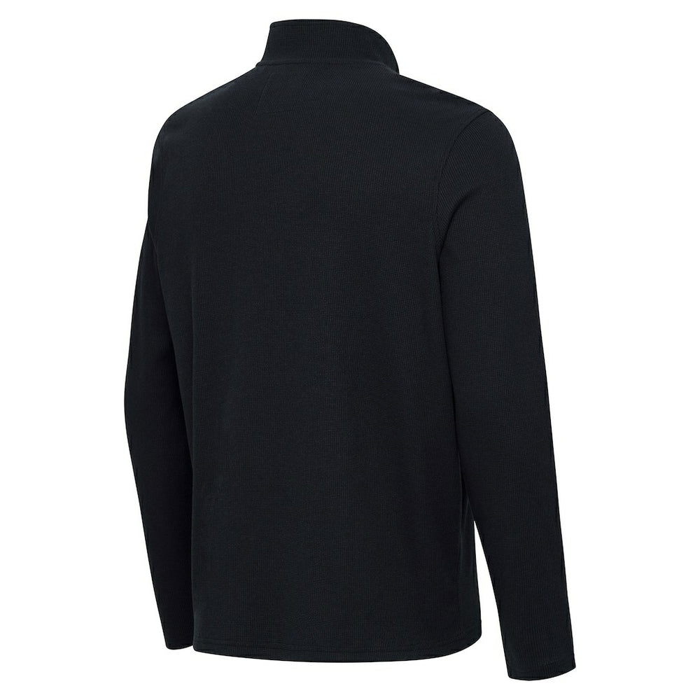 Baltimore Ravens Antigua Sync Tri-Blend Quarter-Zip Pullover Heather Black - NFL