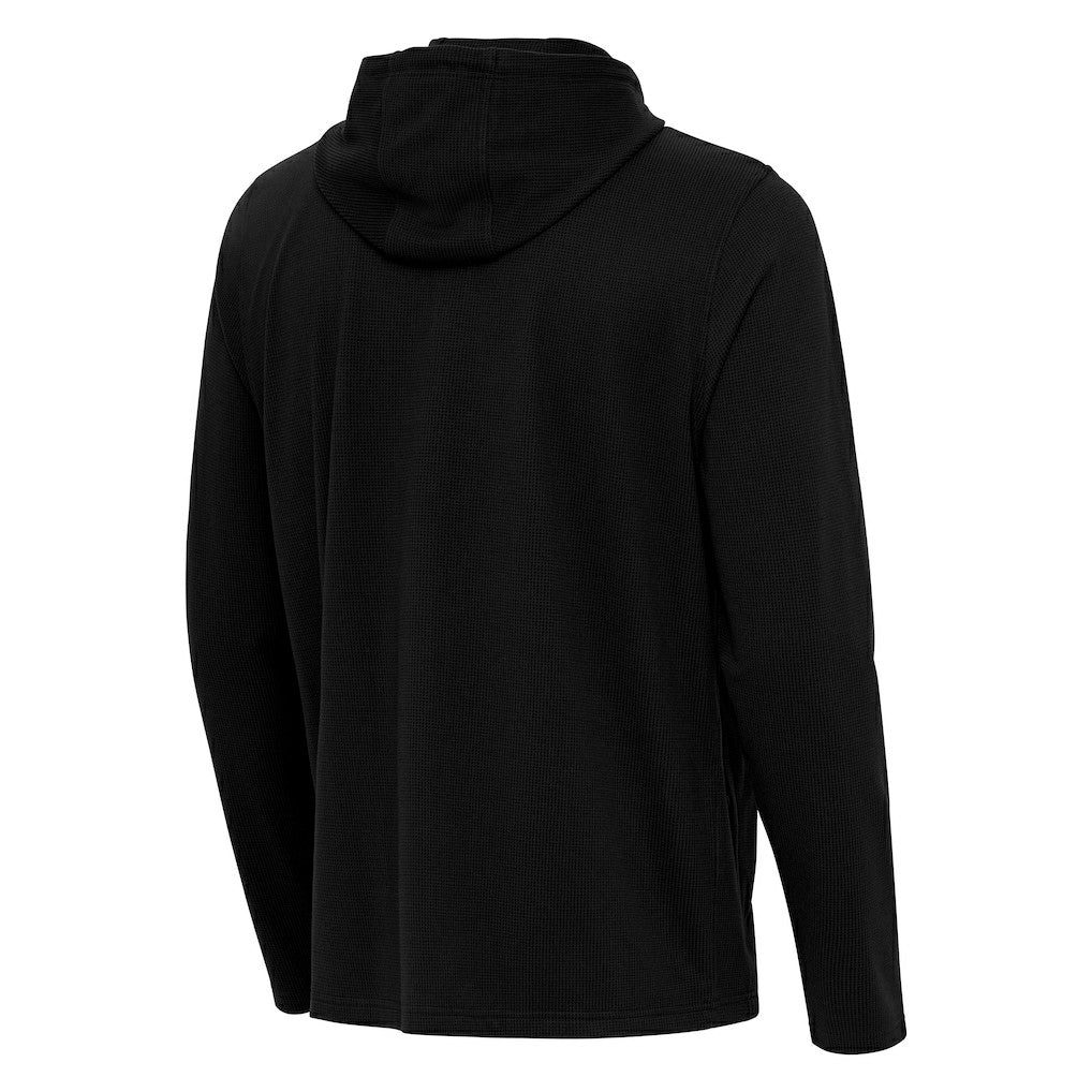 Washington Commanders Antigua Connected Quarter-Zip Pullover Hoodie Black - NFL