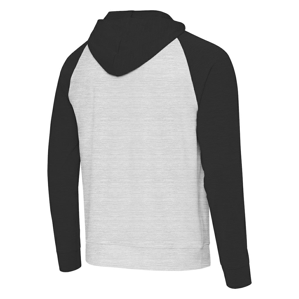 Cleveland Browns Antigua Urgent Pullover Hoodie Black/Heather Gray - NFL