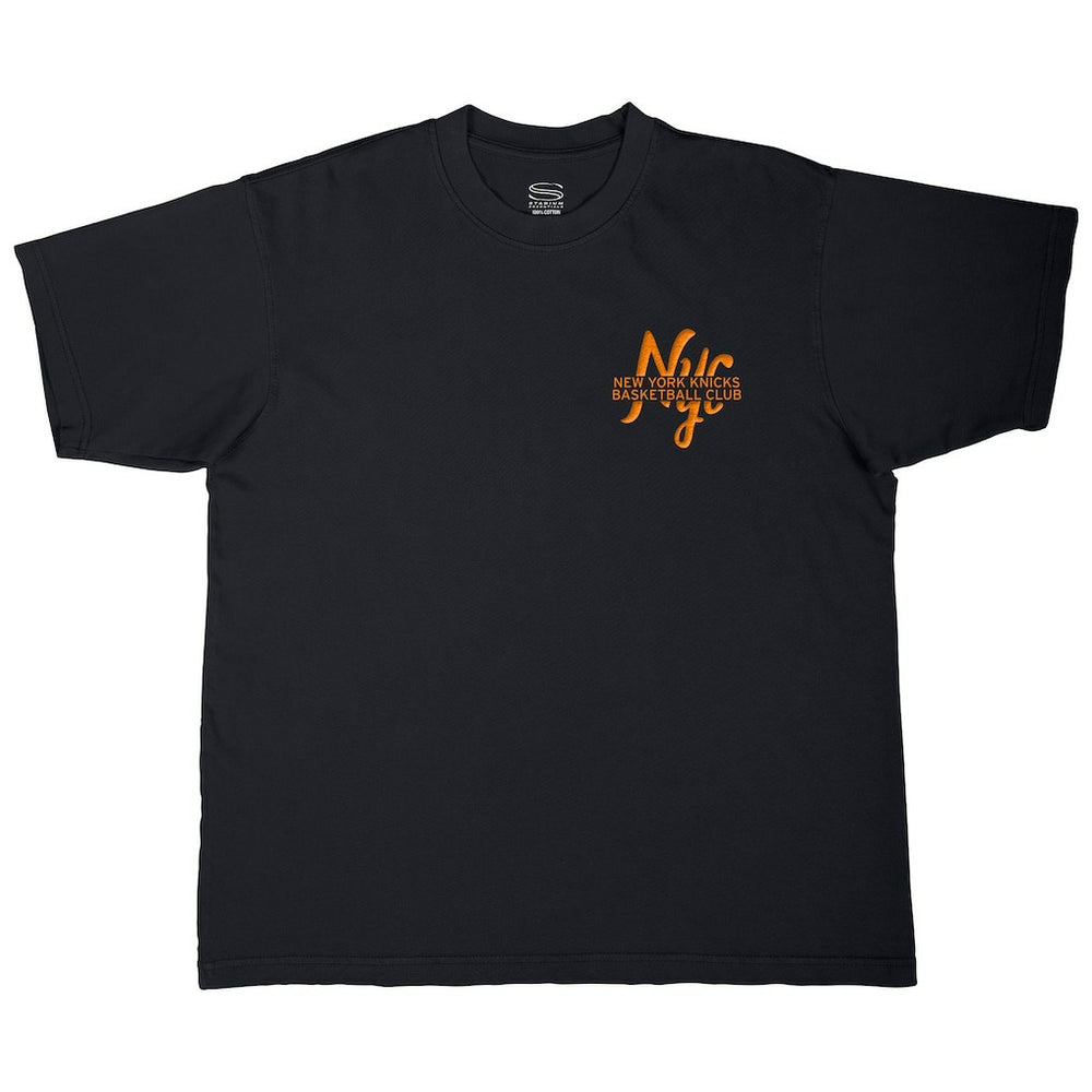 NBA - New York Knicks Stadium Essentials Unisex Oversized Forever NYC T-Shirt - Black