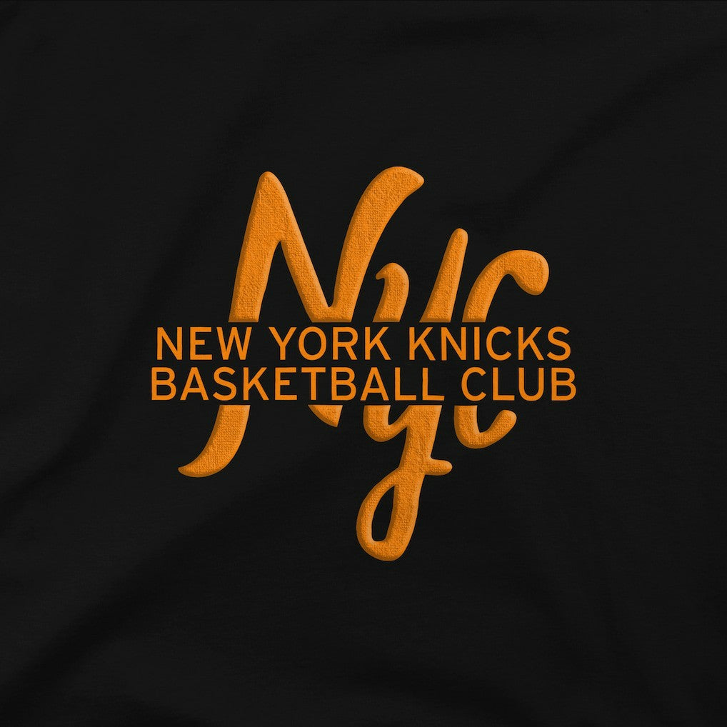 NBA - New York Knicks Stadium Essentials Unisex Oversized Forever NYC T-Shirt - Black