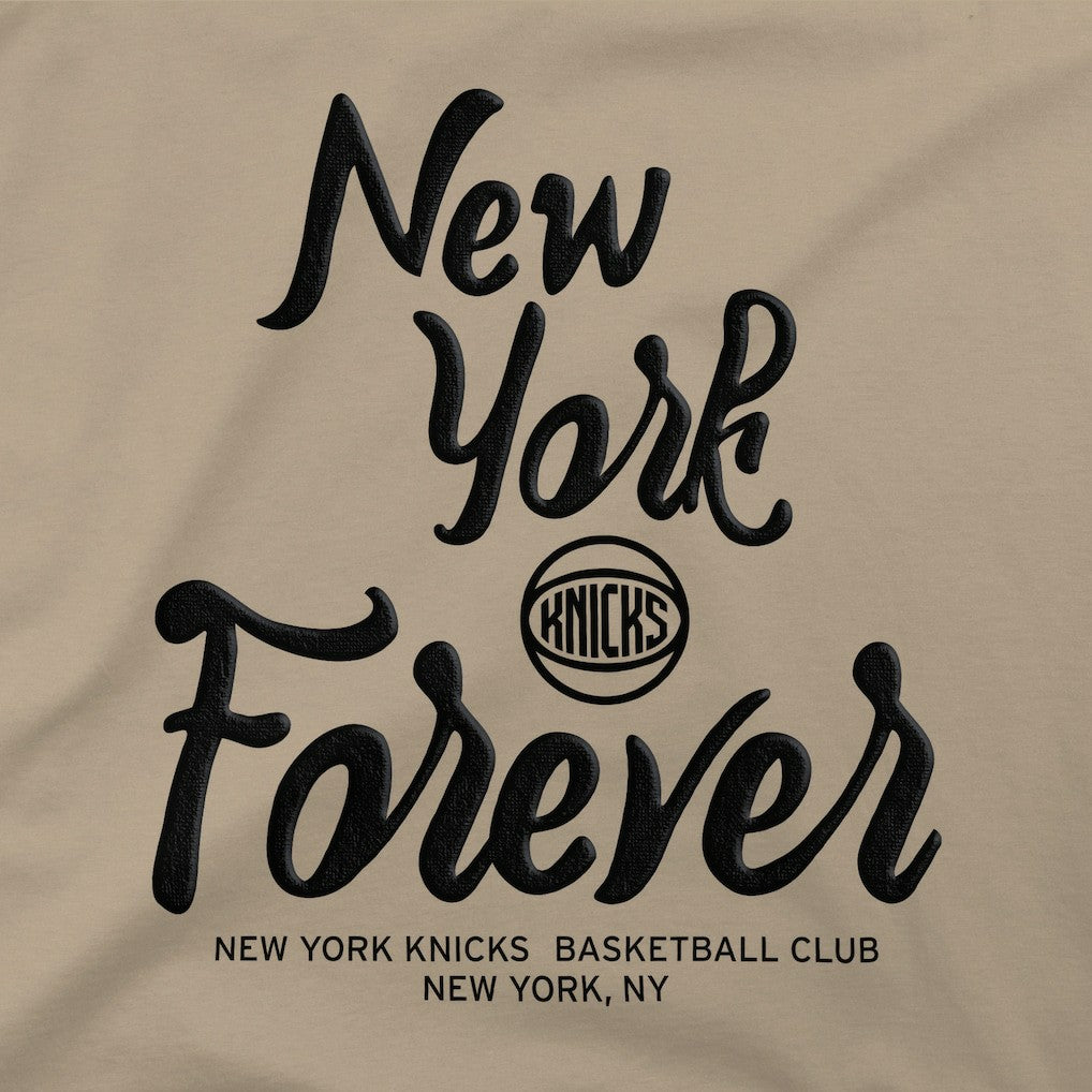 NBA - New York Knicks Stadium Essentials Oversized Forever T-Shirt - Tan