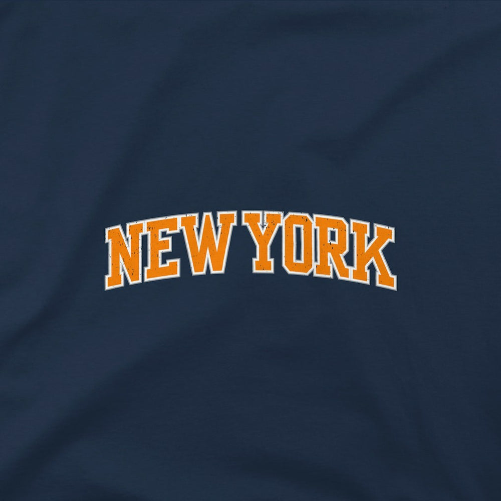 NBA - New York Knicks Stadium Essentials Get Back Heavyweight Urban T-Shirt - Navy