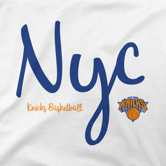 NBA - New York Knicks Stadium Essentials Cropped Third Quarter T-Shirt - White
