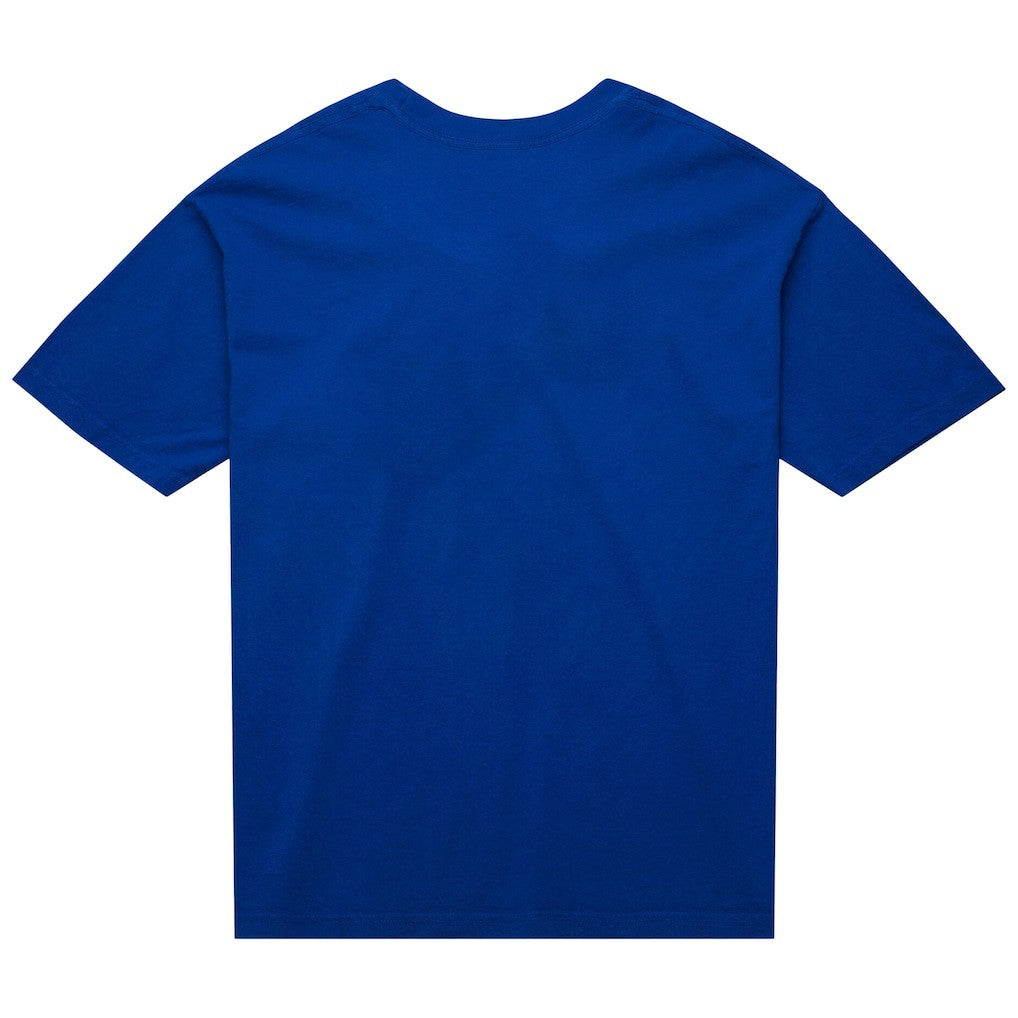 Mitchell & Ness - New York Knicks Unisex Hardwood Classics MVP Logo T-Shirt - Blue
