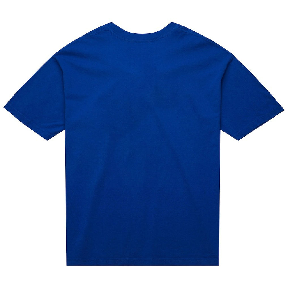 Mitchell & Ness - New York Knicks Unisex Hardwood Classics MVP Logo T-Shirt - Blue