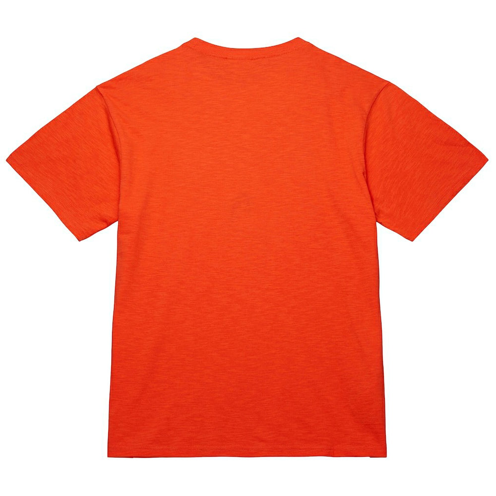 Mitchell & Ness - New York Knicks Unisex Hardwood Classics MVP Logo T-Shirt - Orange