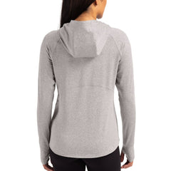 Baltimore Ravens Cutter & Buck Women's Primary Logo Adapt Knit Recycled Raglan Pullover Hoodie Heather Gray - NFL