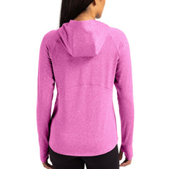Baltimore Ravens Cutter & Buck Women's Tonal Logo Adapt Knit Recycled Raglan Pullover Hoodie Pink - NFL