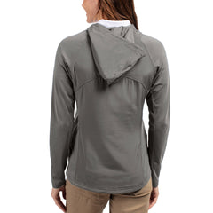 Detroit Lions Cutter & Buck Women's Adapt Eco Knit Hybrid Recycled Raglan Full-Zip Hoodie Jacket Gray - NFL