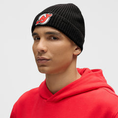 New Jersey Devils - lululemon Unisex Close-Fit Wool-Blend Ribbed Beanie Black